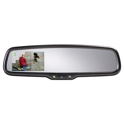ADVGENM5S - Gentex Auto-Dimming Rearview Mirror With Compass 3.3" Camera Display
