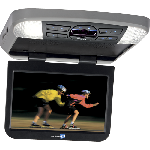 AVXMTG10U - 10 inch widescreen LED backlit monitor / DVD player with built-in dome lights